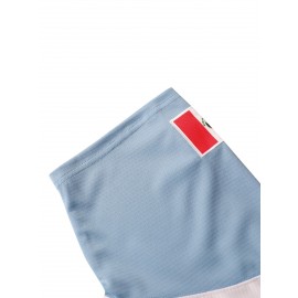 Men's Classic #56 Embroidered Baseball Jersey, Breathable Polyester, V-Neck, Short Sleeve - Ideal for Training & Competition, Machine Washable, White with Blue Accents