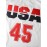 Stitched #45 White Basketball Sports Jersey, Sleeveless Basketball Jersey, Polyester Basketball Shirt Classic Tank Top - Gift For Basketball Fans