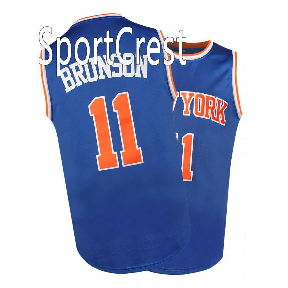 Men's New York Embroidered 11 Basketball Jersey - Sleeveless Polyester Tank Top with Loose Fit, All-Season Comfort for Sports, Casual & Outdoor Activities - Gift for Fans, Sports Fan Apparel, Sporty Design, Durable Sportswear Men's New York Embroidered 11 Basketball Jersey - Sleeveless Polyester Tank Top with Loose Fit, All-Season Comfort for Sports, Casual & Outdoor Activities - Gift for Fans, Sports Fan Apparel, Sporty Design, Durable Sportswear