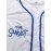 Men'S # 5 White Baseball Jersey With Breathable V-neck Loose Fit, Perfect For Training, Hiking, Leisure, And Team Sports. Size S-3XL