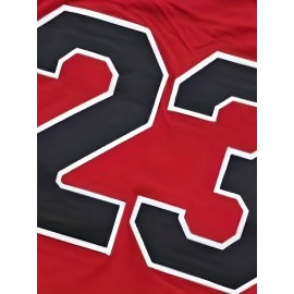 Men'S # 23 Red Basketball Suit Suitable For Training, Competition, Team Sports S-XXXL