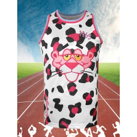 Men's #19 Basketball Jersey - Sleeveless, Stretchy Polyester Tank Top for Training & Casual Wear, Machine Washable - Versatile All-Season Design, Sizes S-XXXL