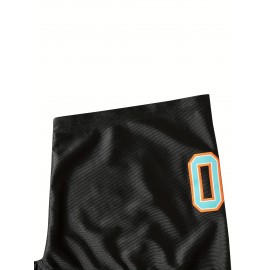 1pc Men'S Breathable Polyester Football Jersey - Embroidered Sports V-Neck Casual Shirt with Slight Stretch, Loose Fit for Parties, Festivals, Outdoors, Sizes S-XXXL