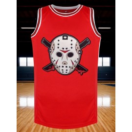 Men's #13 Embroidered Basketball Jersey - Vintage Breathable Sleeveless Tank Top for Training, Parties & Streetwear
