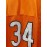 Men'S #43 Orange Breathable Embroidered Football Jersey - Casual V-Neck Sports Shirt For Outdoor Activities & Parties, Sizes S-XXXL