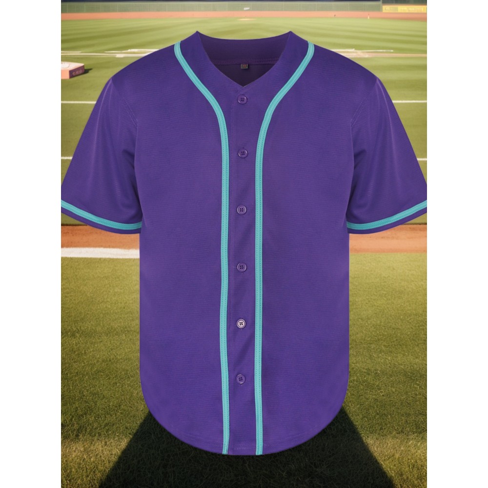 Men'S Solid Color Baseball Jersey, V-Neck Loose Button-Down Shirt, Smart Casual Outdoor Light Stretch Baseball Top Men'S Solid Color Baseball Jersey, V-Neck Loose Button-Down Shirt, Smart Casual Outdoor Light Stretch Baseball Top