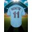 Men'S #11 Blue Baseball Jersey, Embroidered Short-Sleeve Baseball Jersey, V-Neck Loose Button-Up Shirt, a Comfortable Top Suitable for Training And Games.