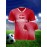 Women's Large Size Professional Sports Fabric Creative Pattern Print Denmark Home Soccer Jersey T-shirt, Soccer Jersey Flag Uniforms Shirts Breathable And Lightweight, Moisture-Wicking, As Gifts For Sports Fans