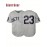 Men's Breathable V-Neck Baseball Jersey #23 Embroidered Polyester Sportswear - Loose Fit Knit Fabric for Streetwear, Team Sports, Beach & Outdoor Activities (Sizes S-3XL)